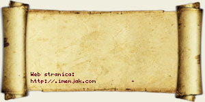 Milana Gojković vizit kartica